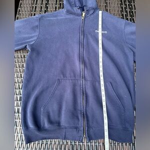Carhartt Zipper Hoodie in Navy Blue Size M but Fits Like M-L